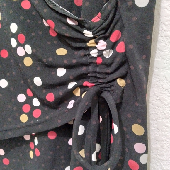 A. Byer women's wrap top, size large (blue bin) - Picture 2 of 4